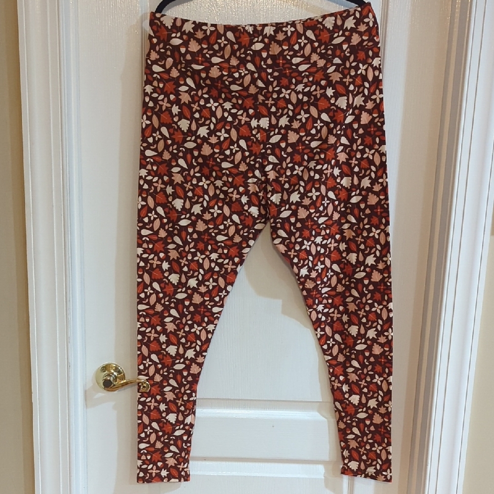 NEW!! Lularoe TC Harvest Print Pr Leggings Butter Soft